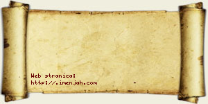 Mina Nenadović vizit kartica